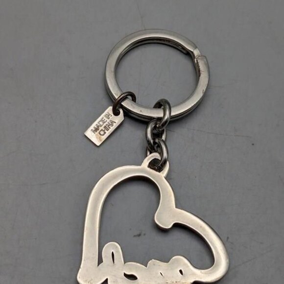 COACH Heart Pendant with Pink Gemstone Logo with COA - Picture 3 of 3